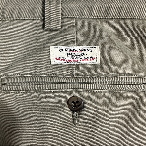 Polo Ralph Lauren pleat front khakis, size 40, 100% cotton, fall, office - Picture 7 of 12